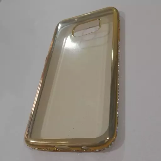 کاور سامسونگ samsung s7 گارد قاب ژله ای G930 جلد نگین دار samsung galaxy S7 شفاف اس هفت معمولی  G 891A SM-G930F G930A