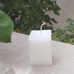 شمع ساده سفید