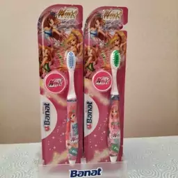 مسواک بچگانه  طرح winx برند Banat ترکیه (12عددی)