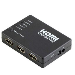 سوئیچ 5 پورت HDMI ریموت دار 5به 1  مدل RM501