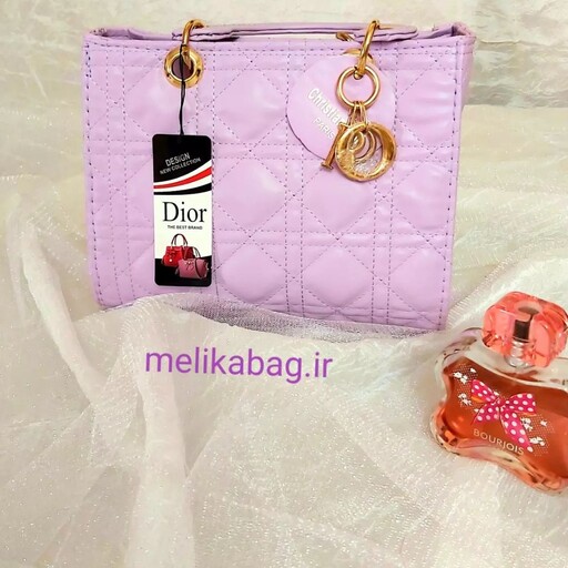 کیف زنانه دیور  Dior  رنگ یاسی