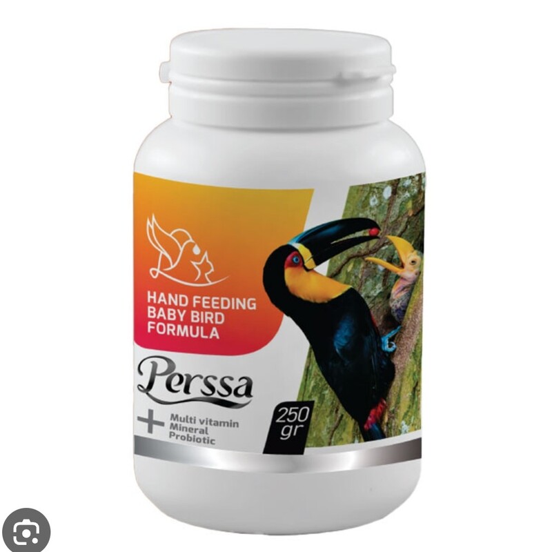 سرلاک پرندگان زینتی مدل Probiotc پرسا 250 گرمی همراه با مولتی ویتامین و مواد معدنی