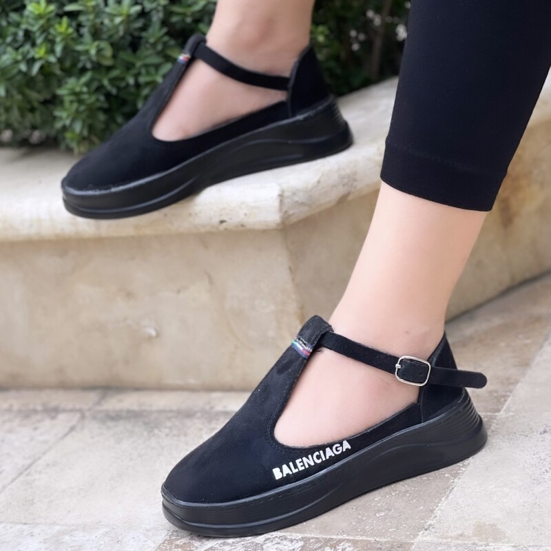 کفش زنانه تابستانی سوییت پی یو مشکی - ارسال رایگان به سراسر کشور
