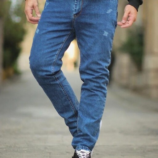 شلوار جین راسته مردانه سایز بزرگ 