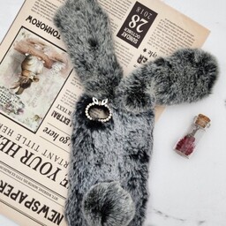 کاور iPhone 7اورجینال طرح عروسکی خرگوشی پشمالو