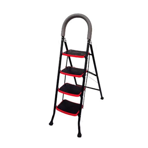 نردبان 4پله پونه نردبان تاشو خانگی  (هزینه ارسال به صورت  پس کرایه بعهده مشتری می باشد )