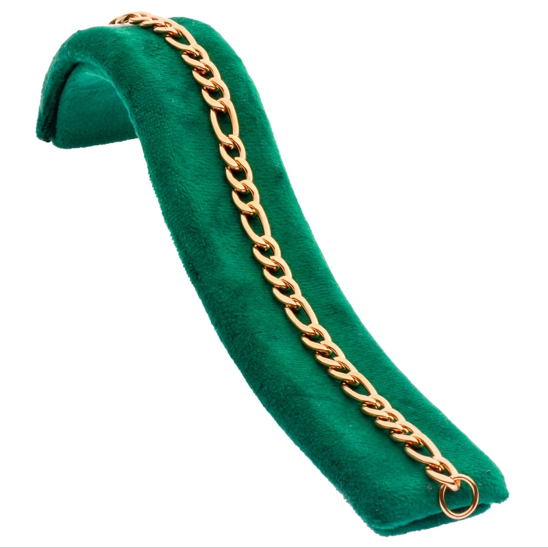 دستبند زنانه و  مردانه  زنجیری -  استیل - مدل TBR-68 - طلایی