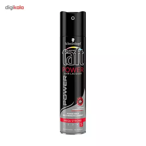 اسپری حالت دهنده مو تافت مدل Power Lacquer حجم 250 میلی لیتر