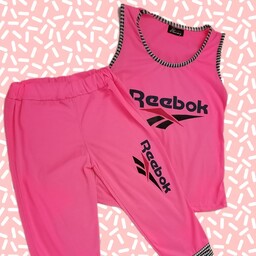 تاپ شلوارک ورزشی استریج دخترانه طرح Reebok کیفیت عالی(ارسال رایگان) 