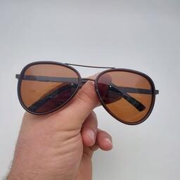 عینک آفتابی مردانه لاگوست پلاریزه و یووی 400  رنگ فریم قهوه ای براق  ارسال رایگان 