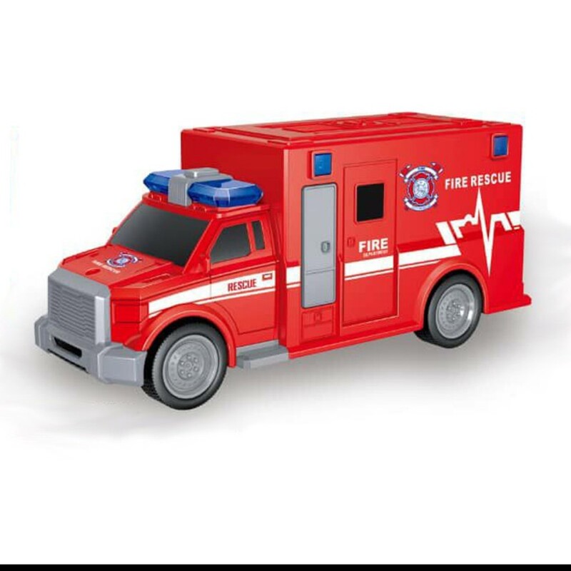 ماشین بازی آمبولانس آتشنشانی موزیکال
