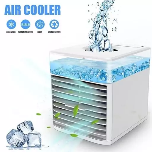 مینی کولر آبی جدید هفت رنگ LED مدل Ultra Air cooler با کیفیت عالی و ارسال رایگان