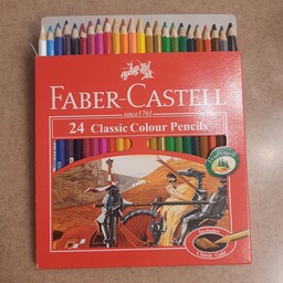 مداد رنگی 24 رنگ فابر کاستل 