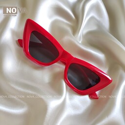 عینک زنانه گربه ای قرمز گوچی uv400 