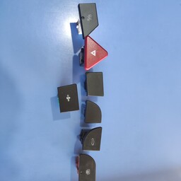 ست کامل کلیدهای پنل وسط سمند مالتی پلکس (کروز)