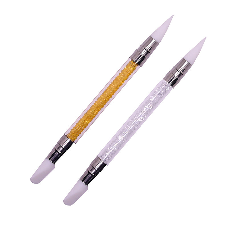 قلم موی طراحی ناخن مدل سیلیکونی مدل kh272