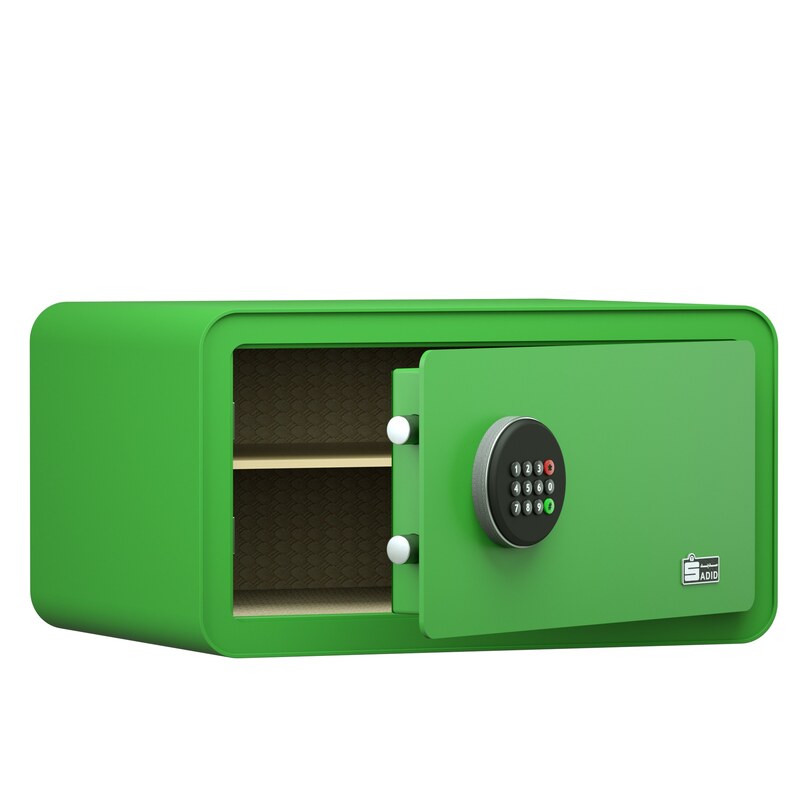 گاوصندوق خانگی ضدسرقت الکترونیکی سدید مدل سیف باکس 470W رنگ سبز