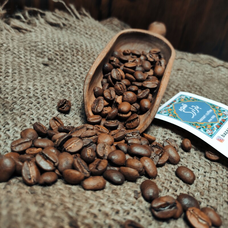 قهوه عربیکا برزیل پرو 250 گرمی رست شکلاتی