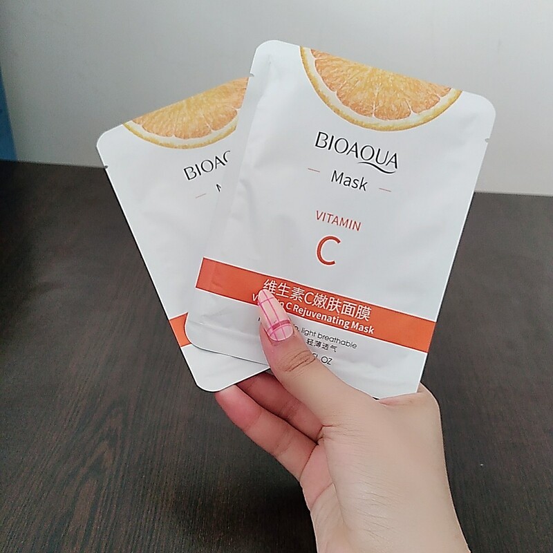 ماسک ورقه ای صورت ویتامین C برند بیوآکوا، 25 گرم (آرایشی میشل بیوتی )