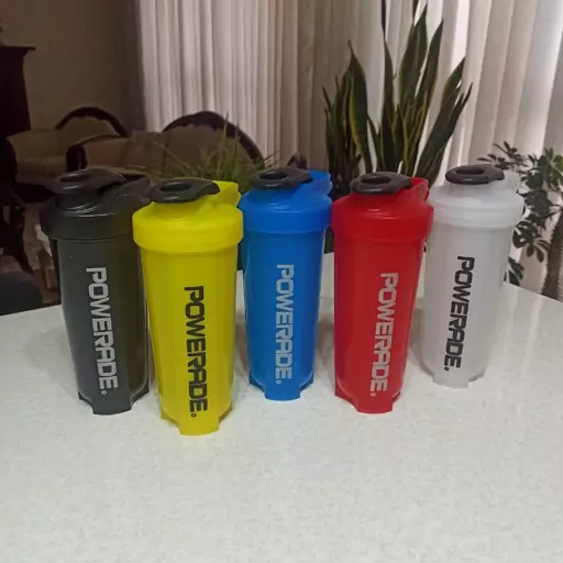 شیکر بدنسازی یک تکه پاورید Powerade گنجایش 0.7 لیتری