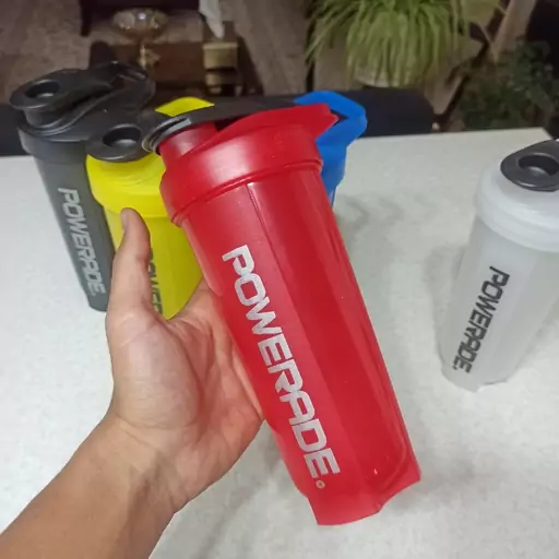 شیکر بدنسازی یک تکه پاورید Powerade گنجایش 0.7 لیتری