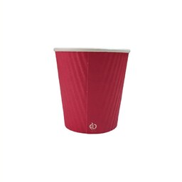 لیوان یکبار مصرف مدل Red Espresso بسته 25 عددی رنگ قرمز 