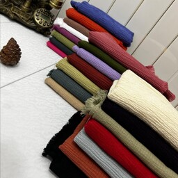 (روسری چارقد قم) شال پفکی اصلی با رنگبندی بسیار زیبا و جذاب 