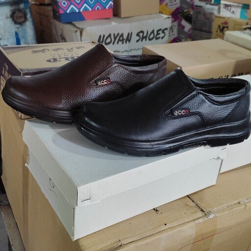 کفش چرم مردانه اکوبازیره تزریق  سایزبندی 41-45 فروش عمده و تکی 