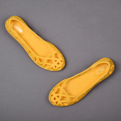 صندل کفش ساحلی دخترانه مدل 348922 رنگ زرد سایز 32و33و35