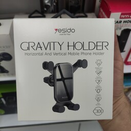 پایه نگهدارنده دریچه کولری موبایل یسیدو YESIDO C100Yesido C100 Car Air Outlet Clip Phone Holder


