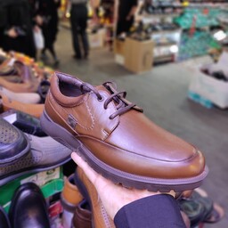 کفش مردانه اسکاپ مدل خاواک بندی-چرم گاوی با زیره تزریق در سایزبندی و رنگبندی متنوع