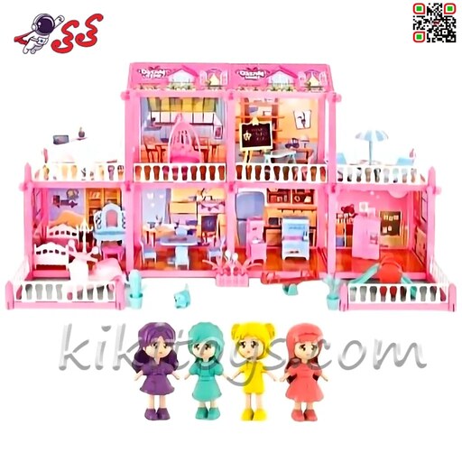 خانه عروسک دوطبقه اسباب بازی دخترانه PUZZLE ABL1033