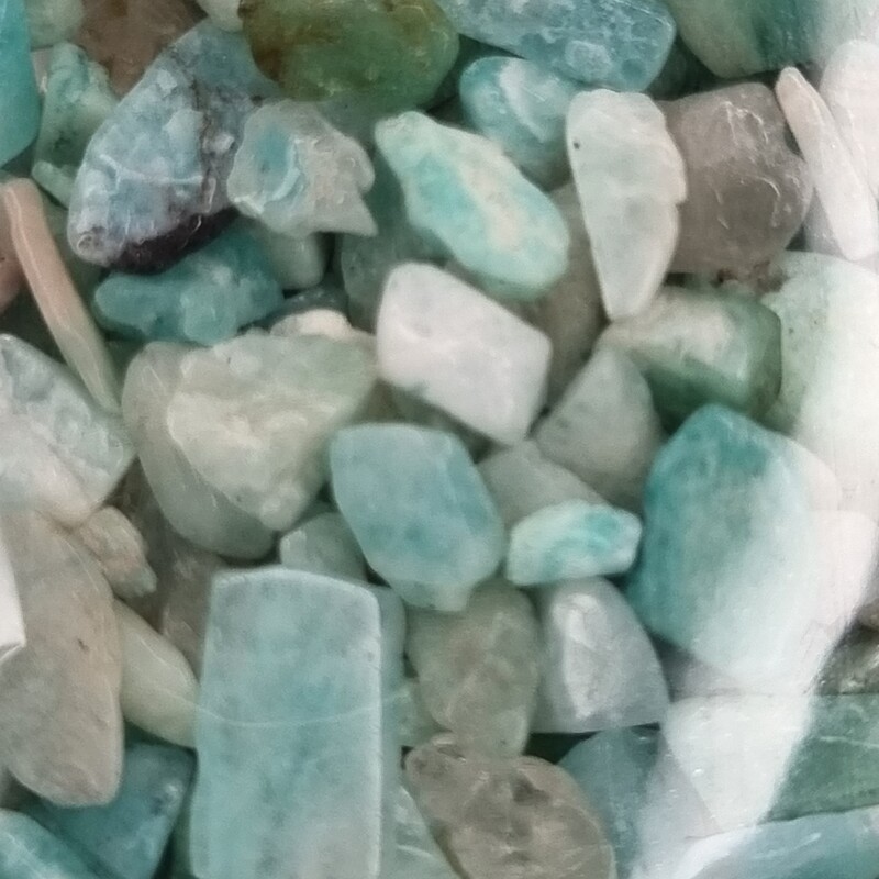 سنگ معدنی آبی سبز ترکیبی ده گرمی 