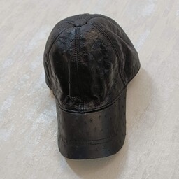 کلاه چرم طبیعی شترمرغ 