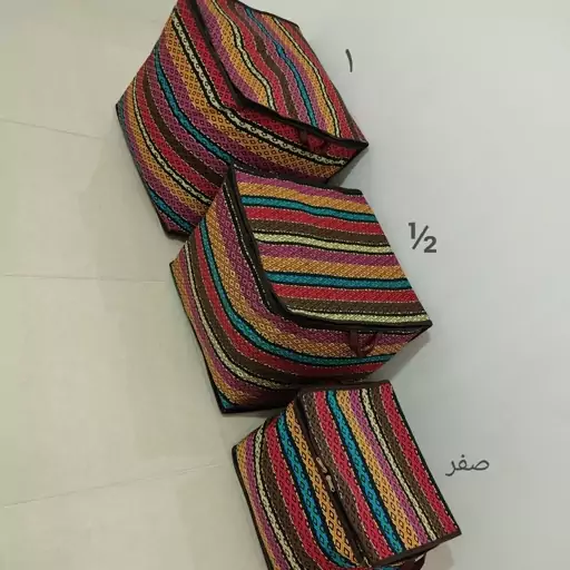 کاور رختخواب و نظم دهنده لباس و اتاق با پارچه ی جاجیم 480گرم و لمینت اسپام 50گرم