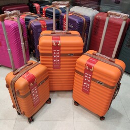 چمدان سه تیکه ABS برند HOSSONI