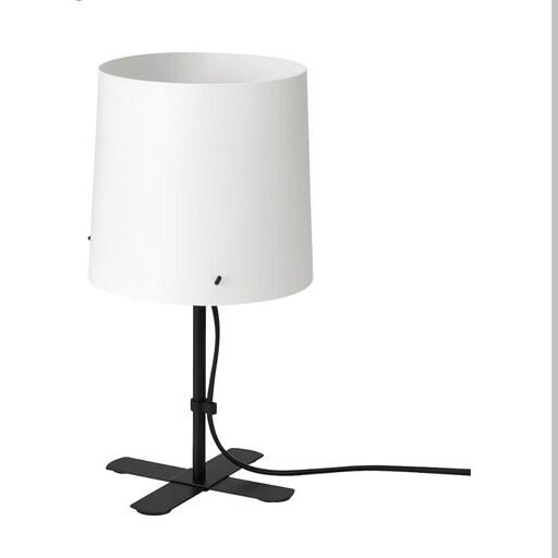 آباژور رومیزی آیکیا مدل BARLAST. TABLE LAMP. سیاه سفید. 31سانتیمتر.کد805.045.63 