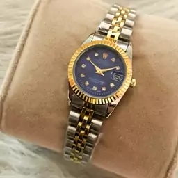 ساعت مچی زنانه بند استیل شیشه تلسکوپی رولکس دیت جاست ROLEX DATEJUST