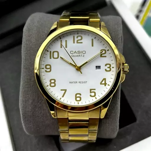 ست زنانه مردانه ساعت مچی بند استیل ضداب کاسیو دارای6 ماه گارانتی موتور Casio