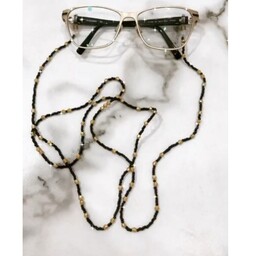 بند عینک زنانه مشکی طلایی خاص و اسپرت
