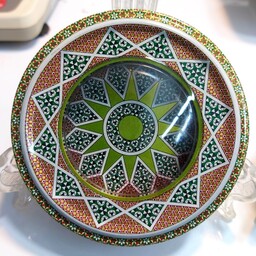 ظرف خاتم زعفران 5گرمی  طرح سنتی کاشان  
