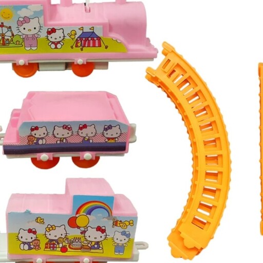 قطار اسباب بازی مدل هلو کیتی Hello Kitty