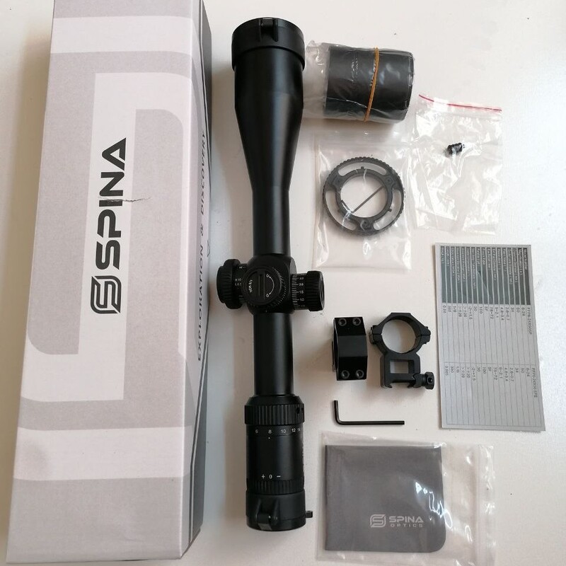 دوربین اسپینا Spina 6.24.50 با لنزهای ED و تکنولوژی FFP سفارش اروپا