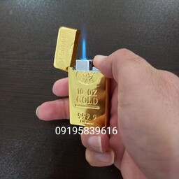 فندک روکش طلا همراه با شناسنامه و جعبه چوبی ارجینال با حک اسم 