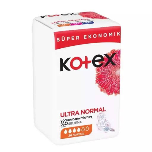 نوار بهداشتی کوتکس نرمال مدل Ultra Normal بسته 24 عددی