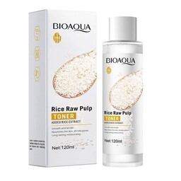 تونر برنج بیوآکوا ( پاک کننده و روشن کننده پوست ) BIOAQUA