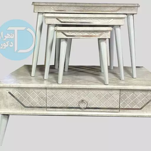 میز جلو مبلی  مدل لاماری سری چهار عددی 