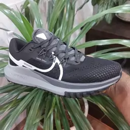 کفش  و کتونی رانینگ و پیاده روی نایک تریل nike trail  ویتنام  مشکی کف طوسی