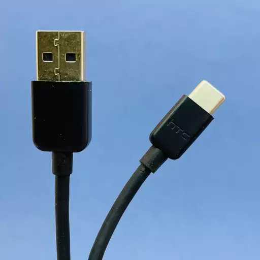 کابل تایپ سی اورجینال سرکارتنی HTC فست شارژ 1متری HTC ORGINAL TYPE C CABLE 1M