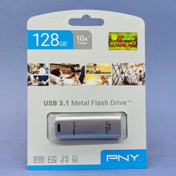 فلش USB3 پی ان وای 128G METAL مدل PNY FD128ESTEEL31G-EF ( گارانتی مادام )